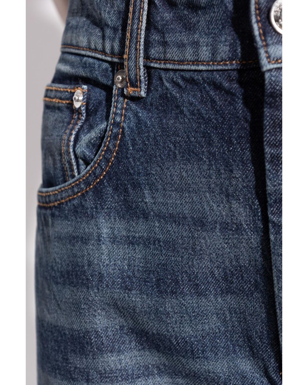 Sportmax Blue Tasso Straight Leg Jeans