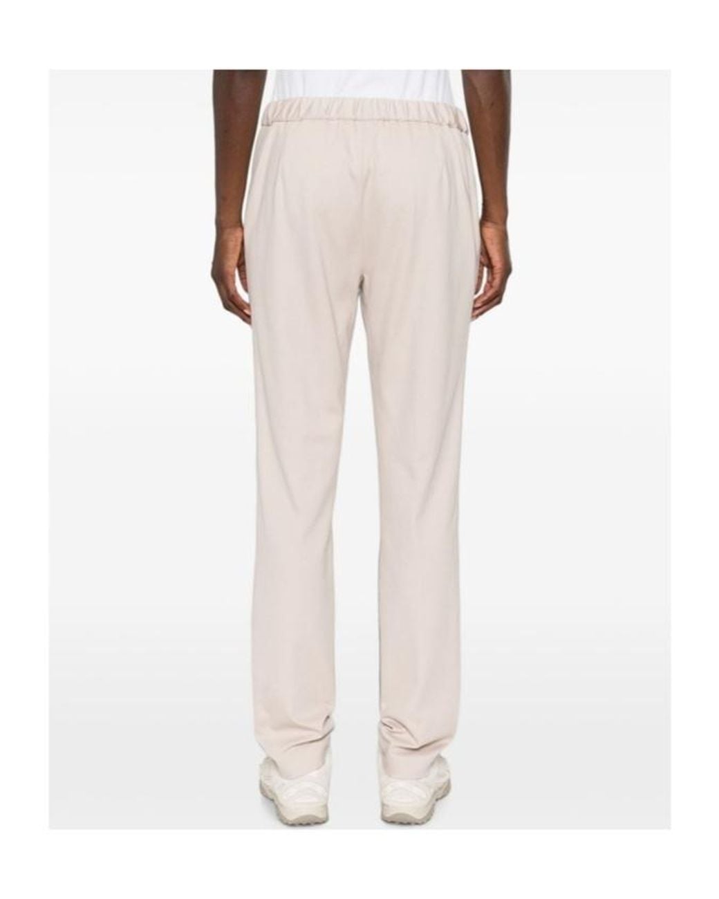 Fabiana Filippi White Straight-Leg Casual Trousers