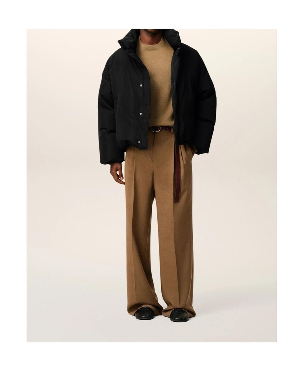 AMI Black Winter Jackets for men