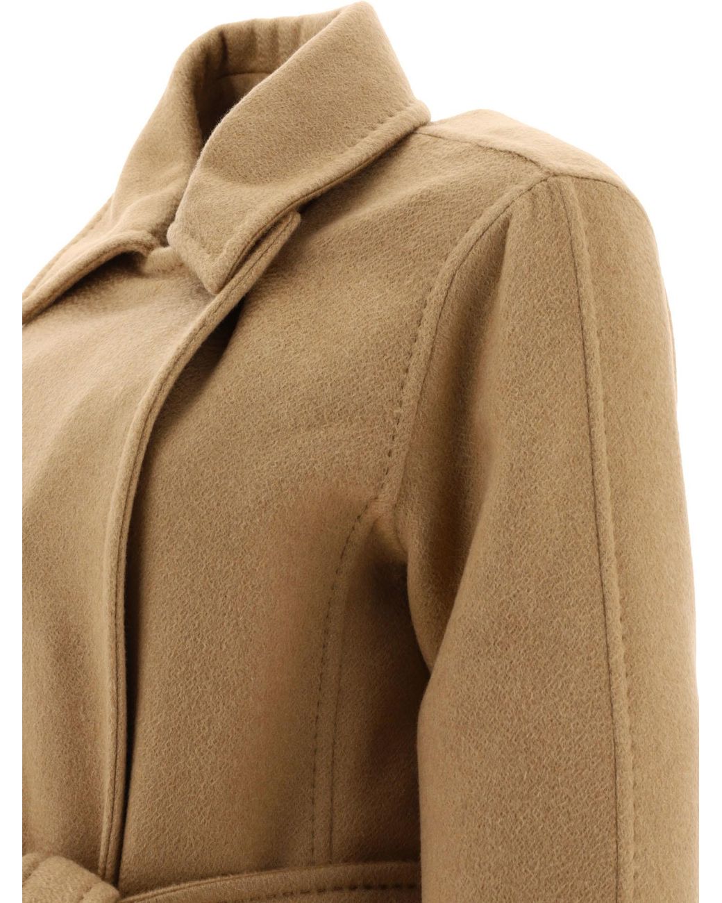Max Mara Natural Manuela Icon Belted Coat