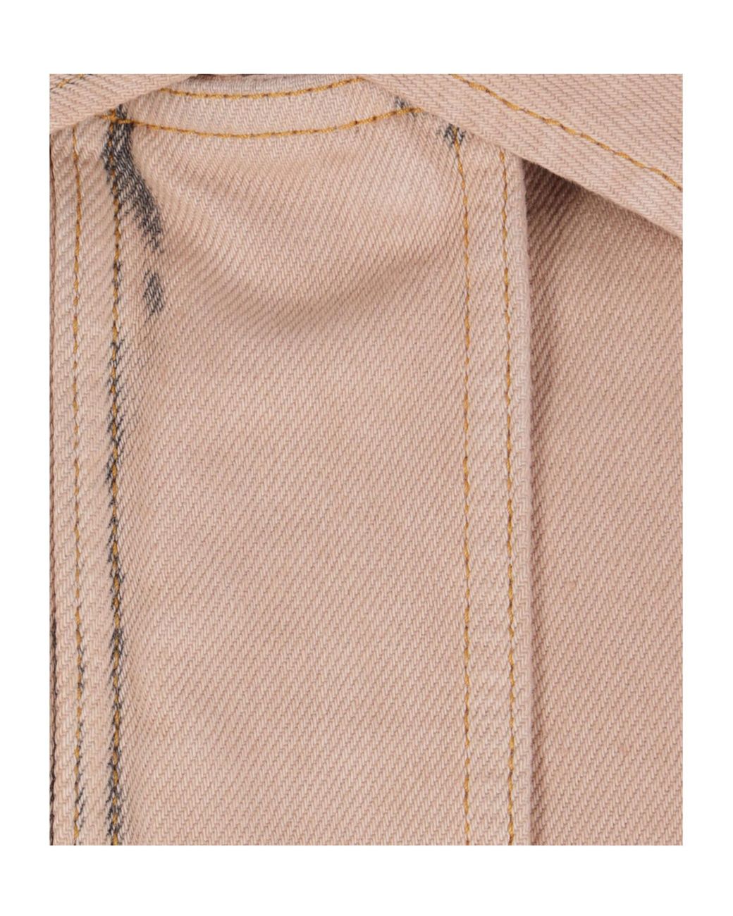 Golden Goose Deluxe Brand Natural Elasticated Waist Bomber Jacket