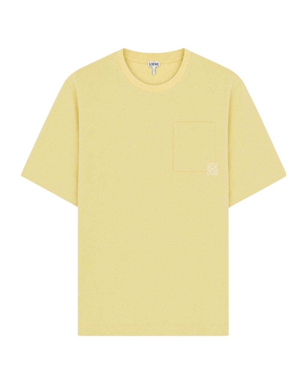 Loewe Yellow Cotton Short-Sleeve T-Shirt for men