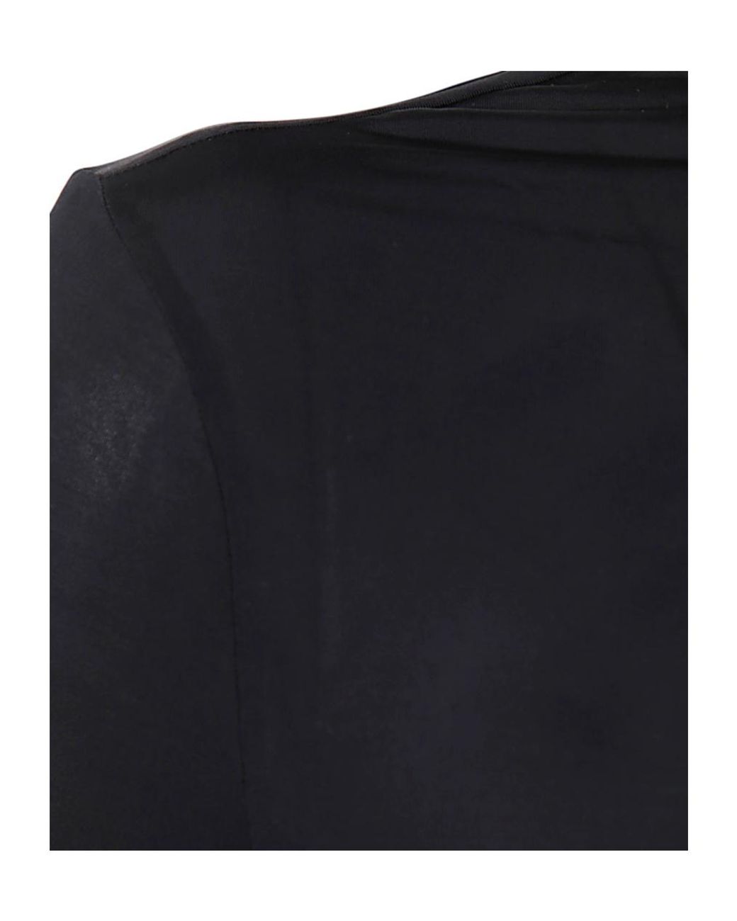 Philosophy Di Lorenzo Serafini Blue High Neck Jersey Top