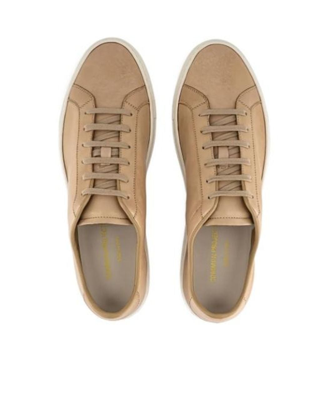 Common Projects Brown Round Toe Lace-Up Sneakers for men