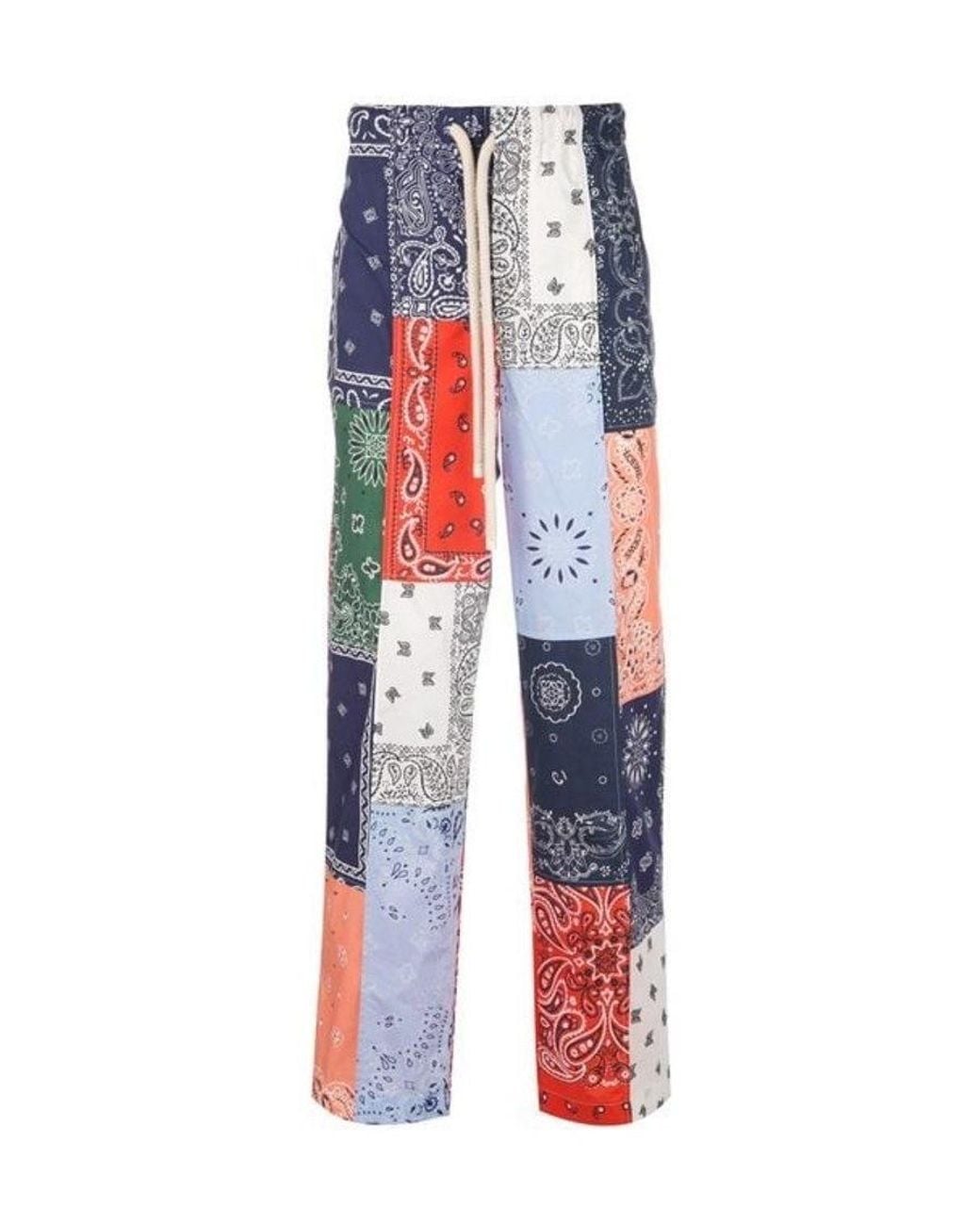 Loewe Red Patch Design Sweatpants for men