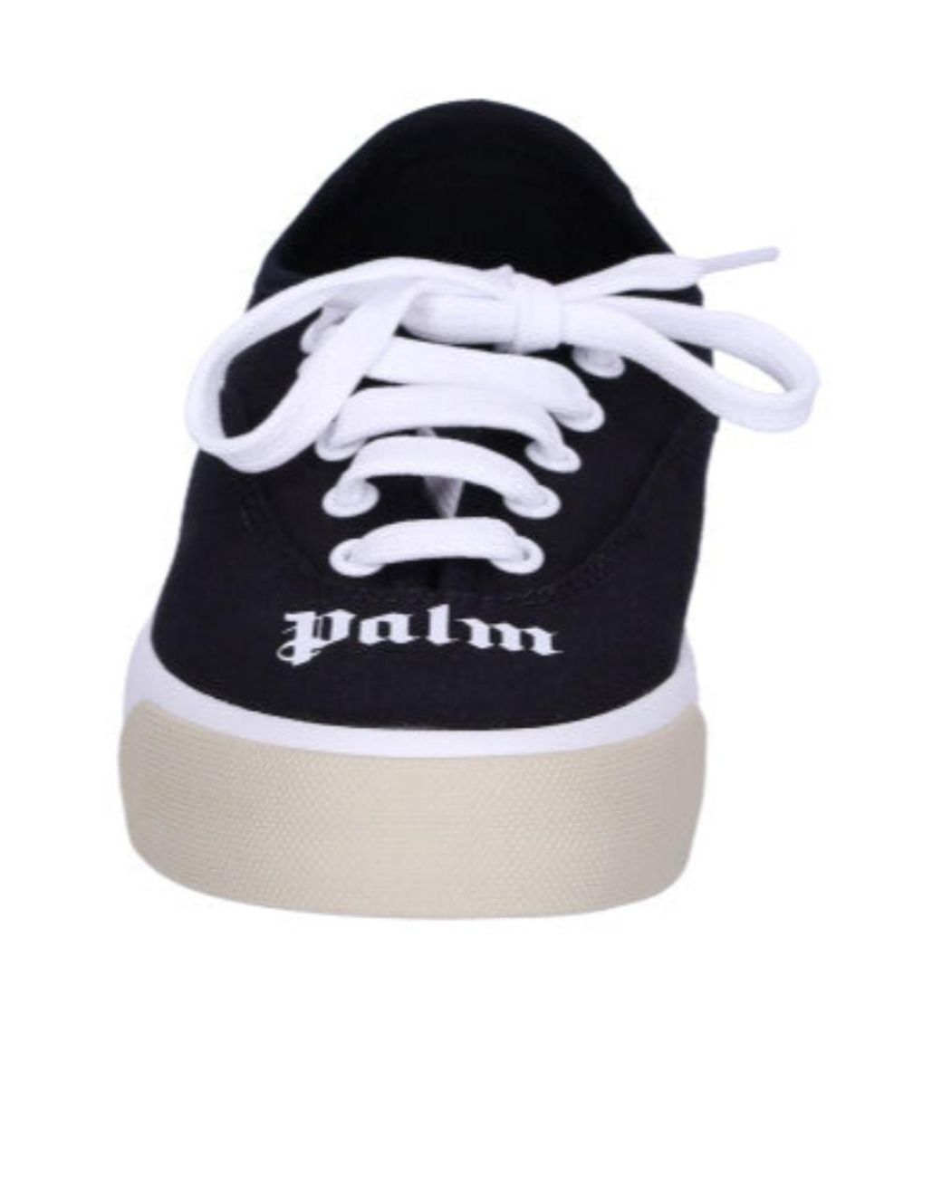 Palm Angels Blue Logo Printed Lace-Up Sneakers for men