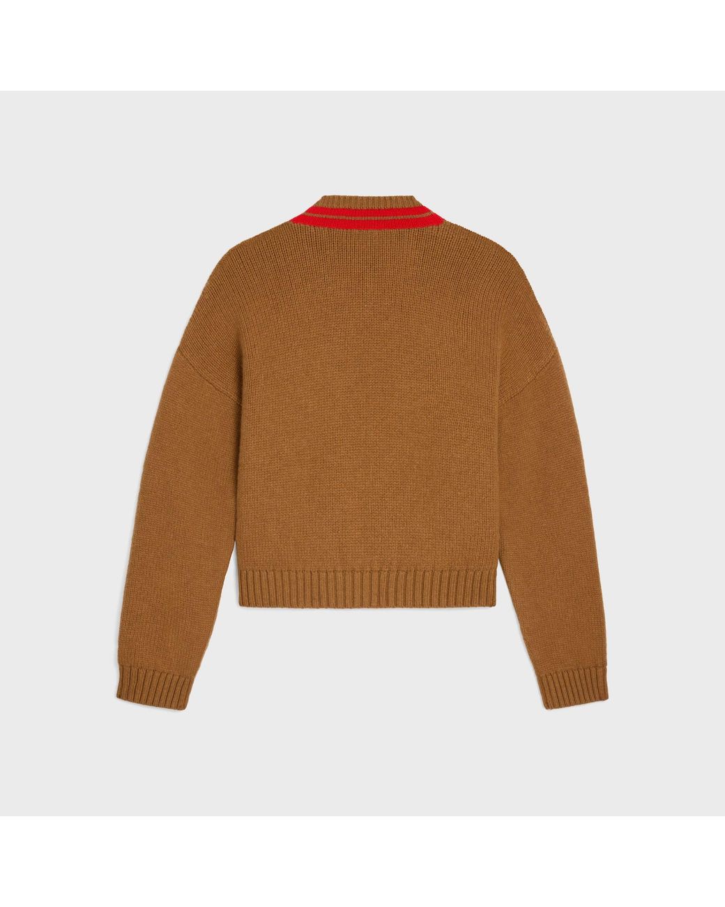 Céline Brown V-Neck Sweater for men