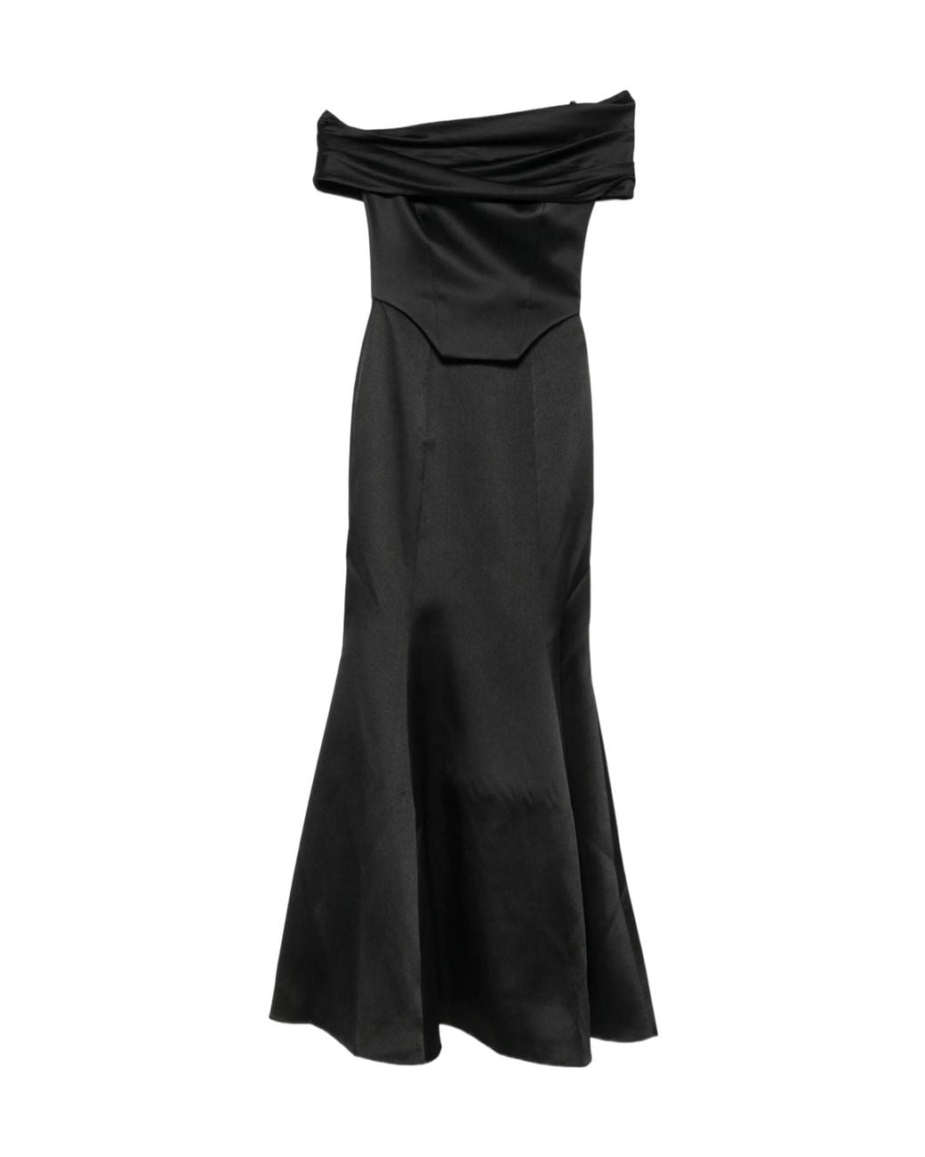 Solace London Black London The Alta Maxi Dress