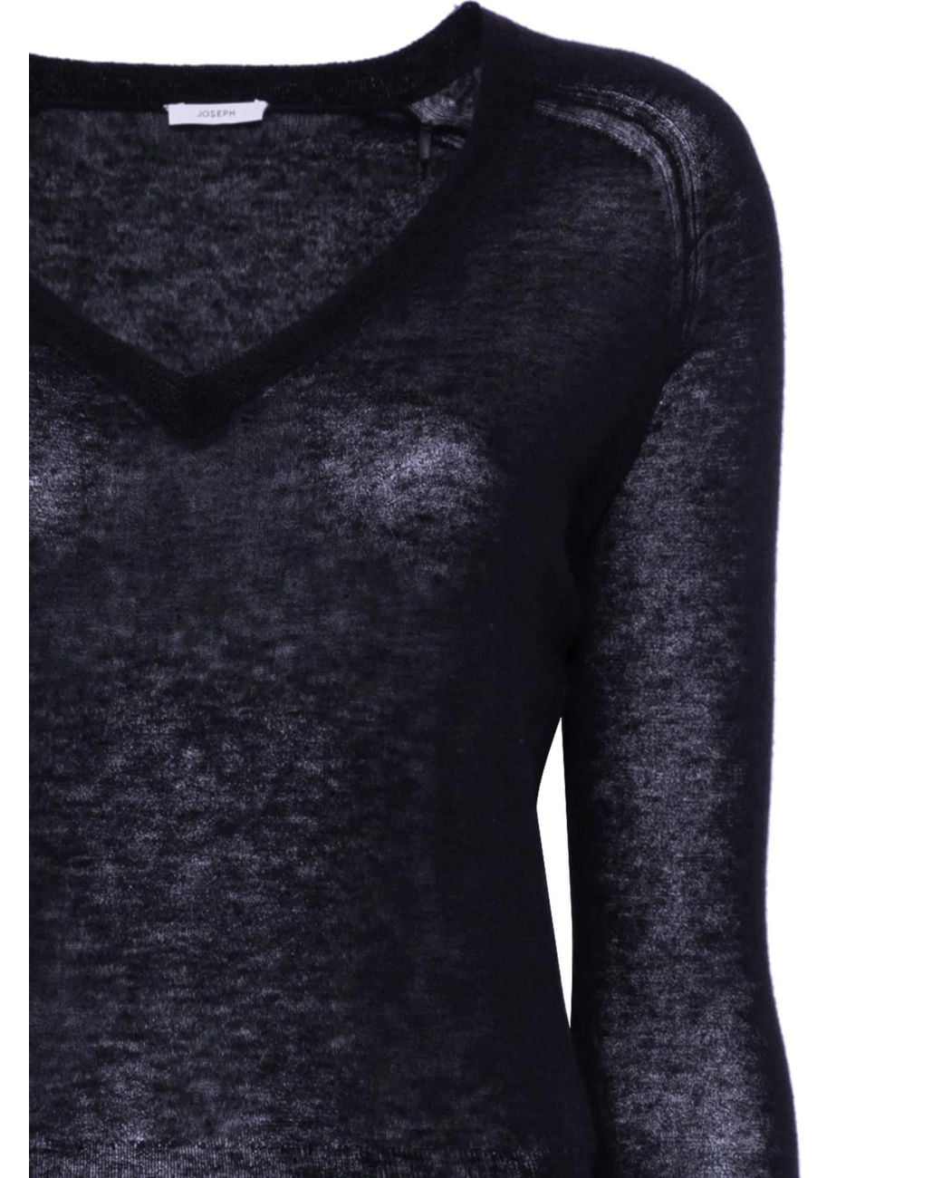 Joseph Blue Sheer Knit Top