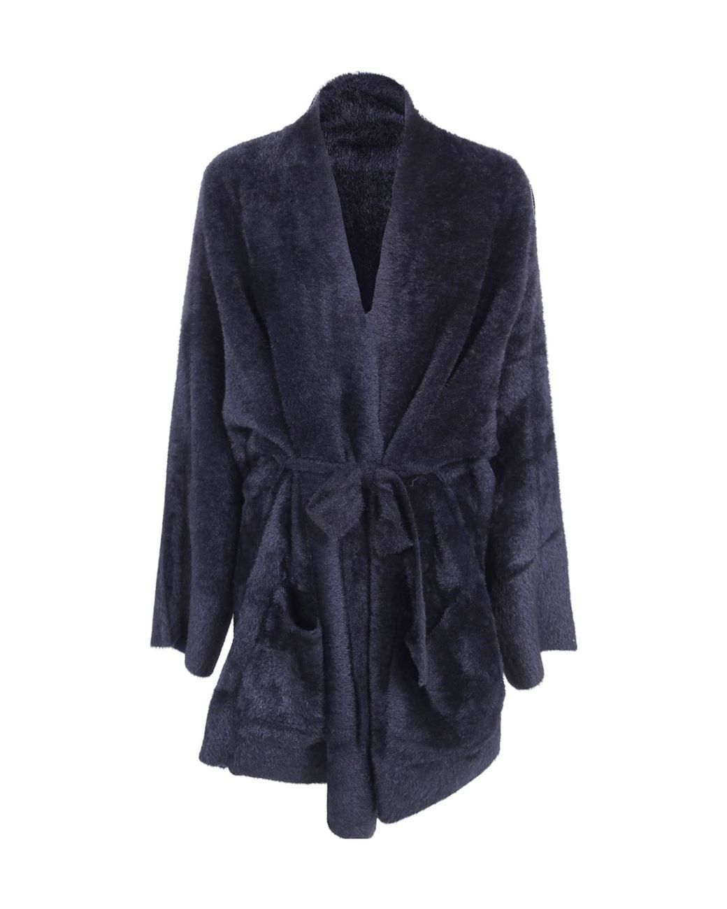 Emporio Armani Blue Long-Sleeve Cardigan