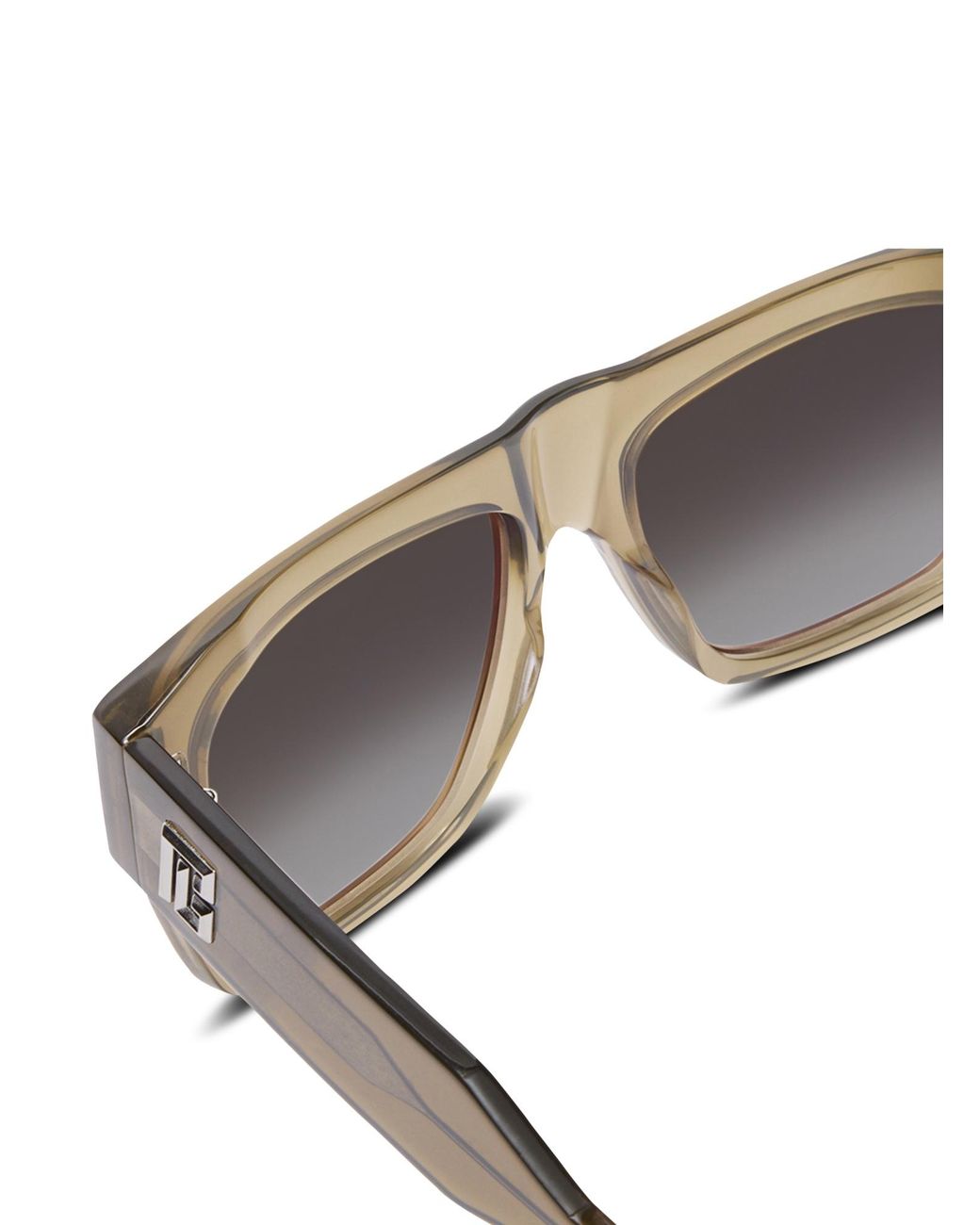Balmain White B-Scene Sunglasses for men