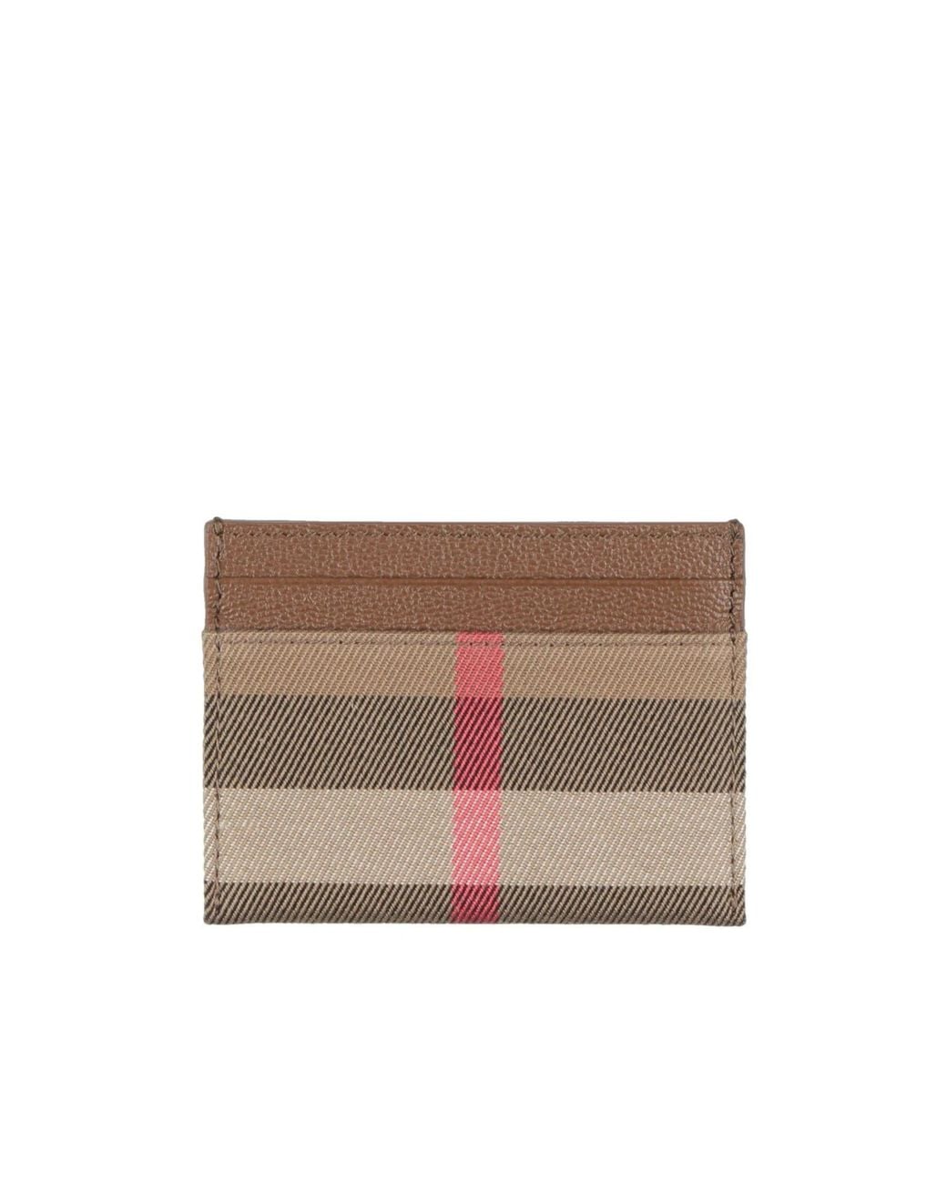 Burberry Brown Signature Print Cardholders