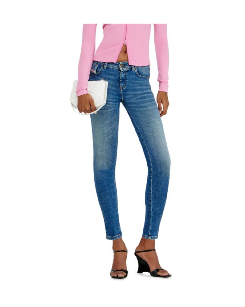 DIESEL Blue 2017-Slandy Skinny L32 Jeans