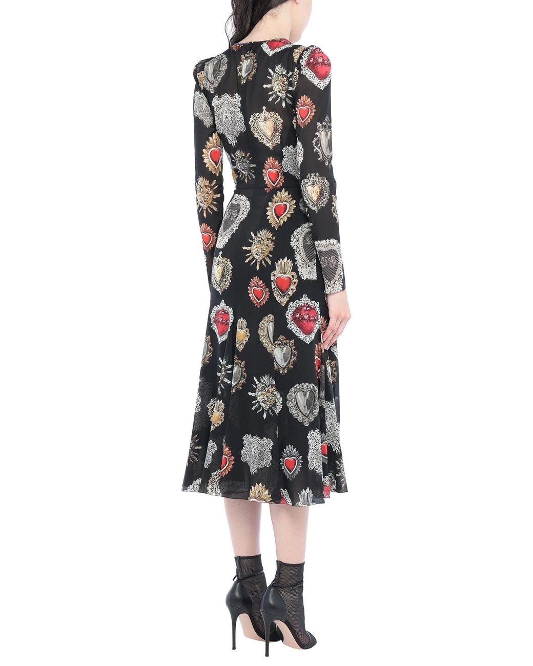 Dolce & Gabbana Black Midi Dresses