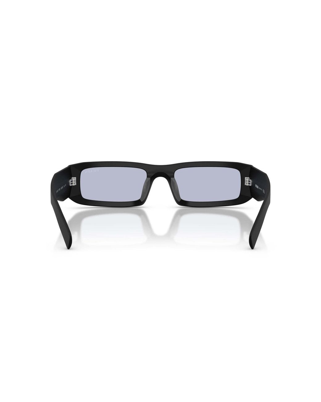 Prada White Eyewear Rectangle Frame Sunglasses for men