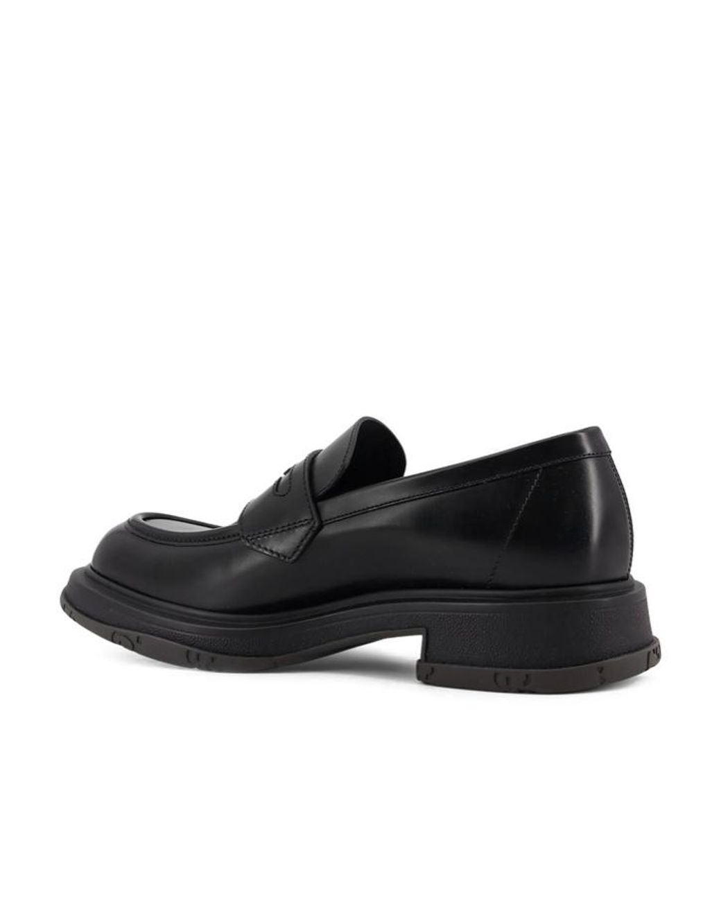 Gucci Black Tonal Logo Loafers for men