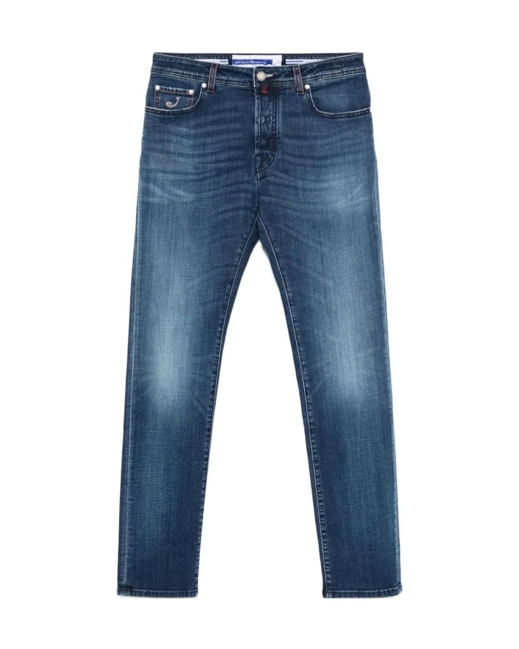 Jacob Cohen Blue Belt Loop Jeans for men