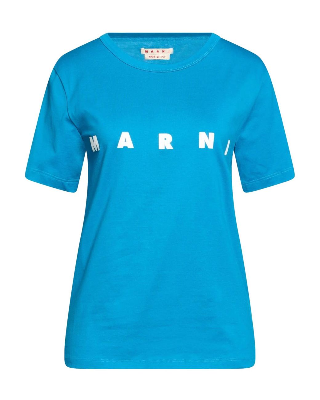 Marni Blue Crew-Neck Short-Sleeve T-Shirt