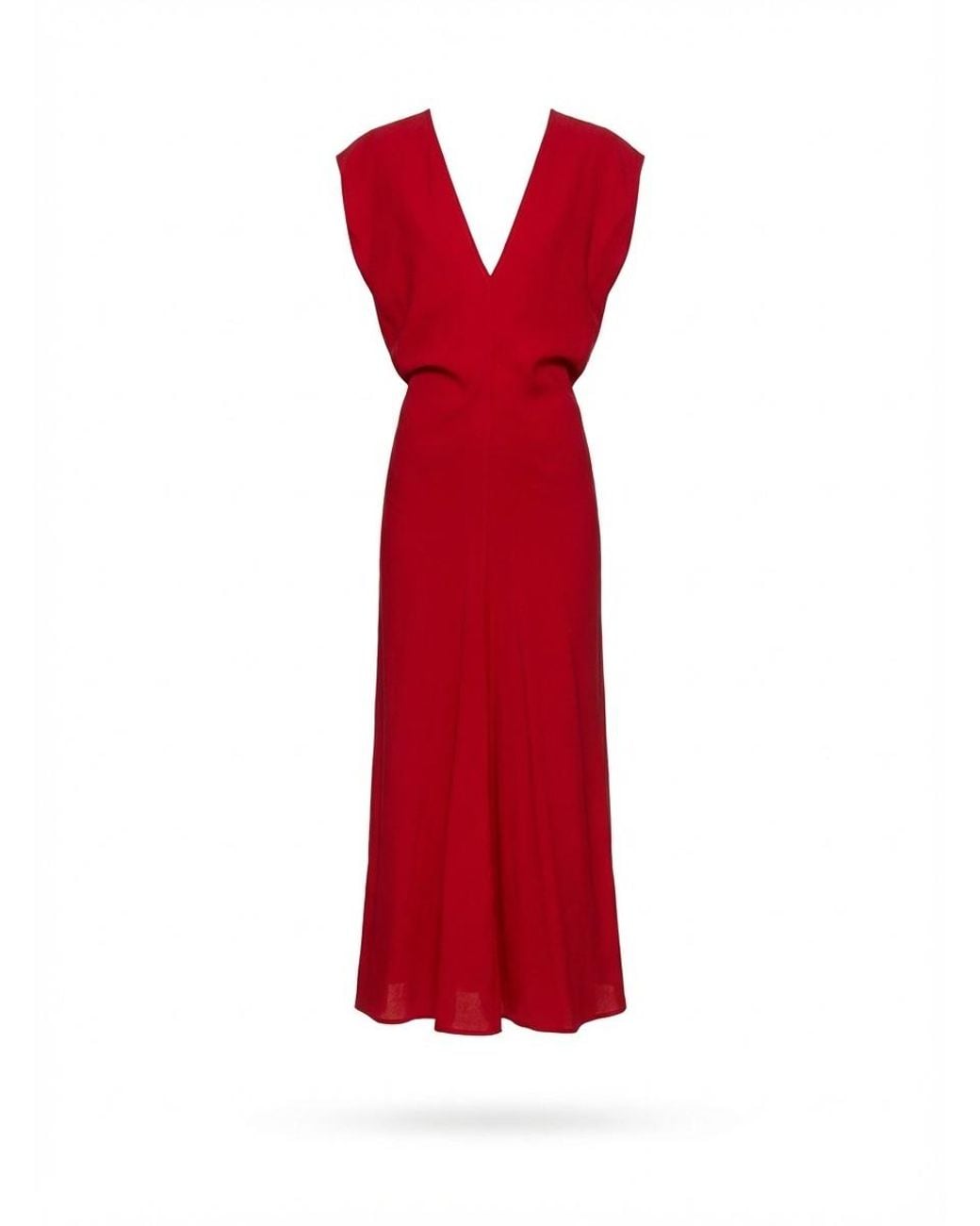 St. Agni Red Long Dress With A Train