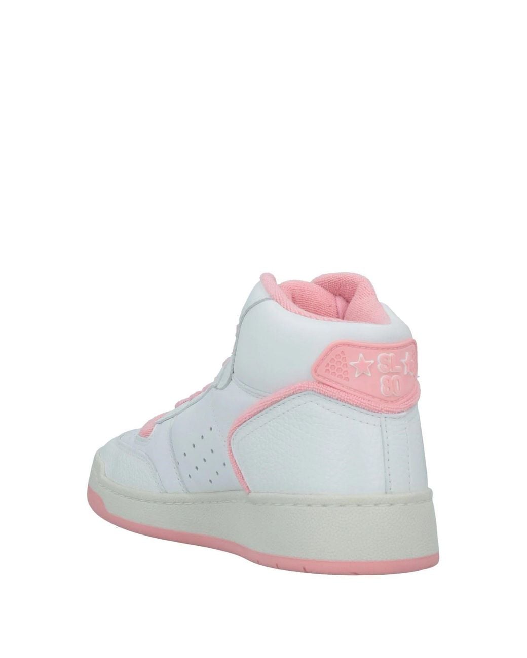 Saint Laurent Blue Color-Block High-Top Sneakers