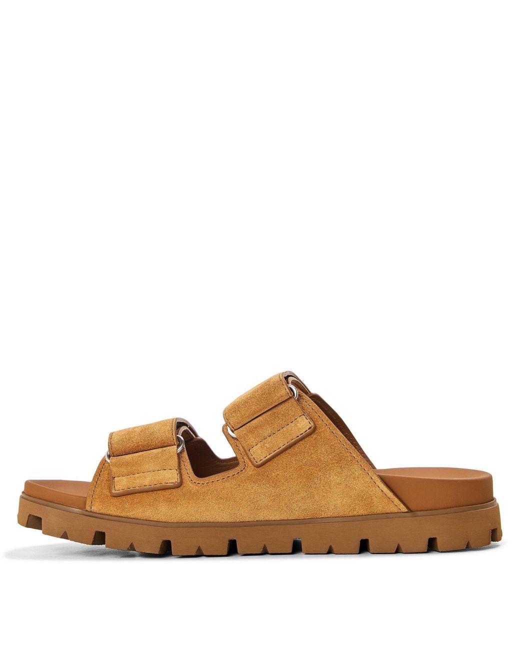 Prada Brown Simple Flat Sandals for men