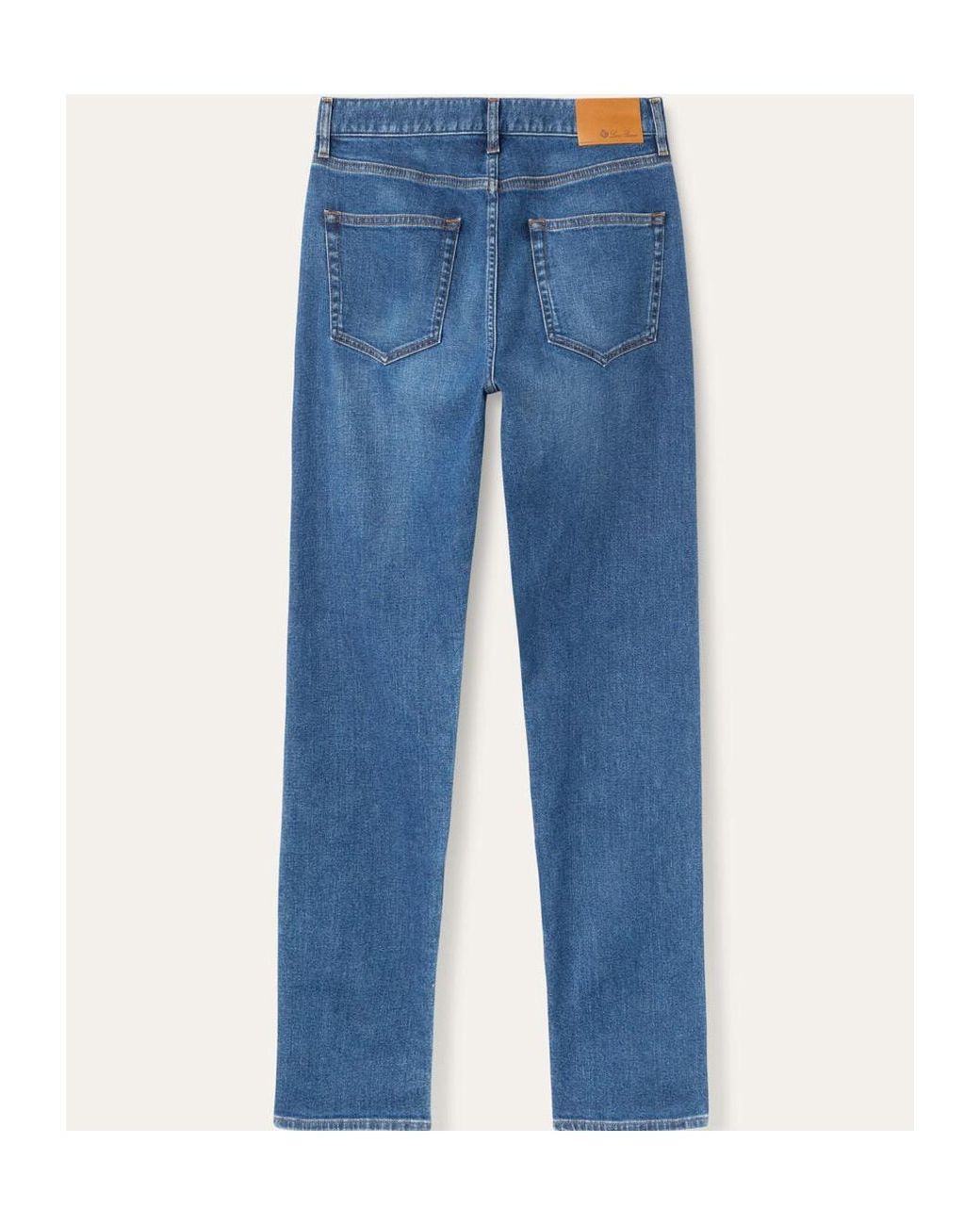 Loro Piana Blue Belt-Loop Jeans for men