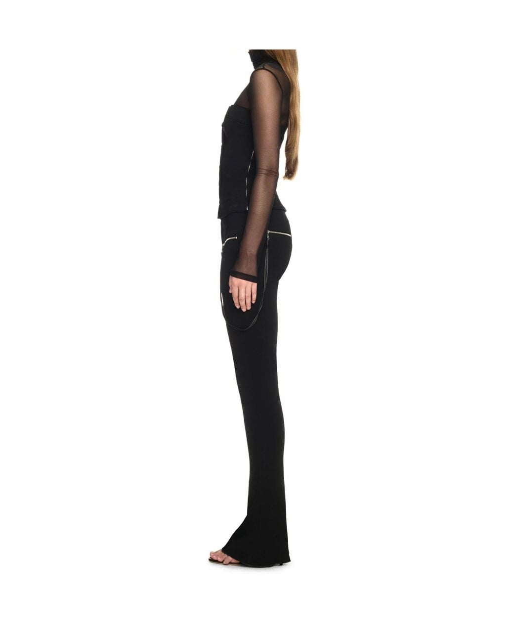 Off-White c/o Virgil Abloh Black Wide Trousers