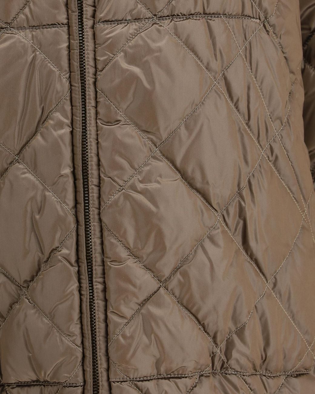 Max Mara Brown The Cube Spacefe Quilted Hooded Jacket