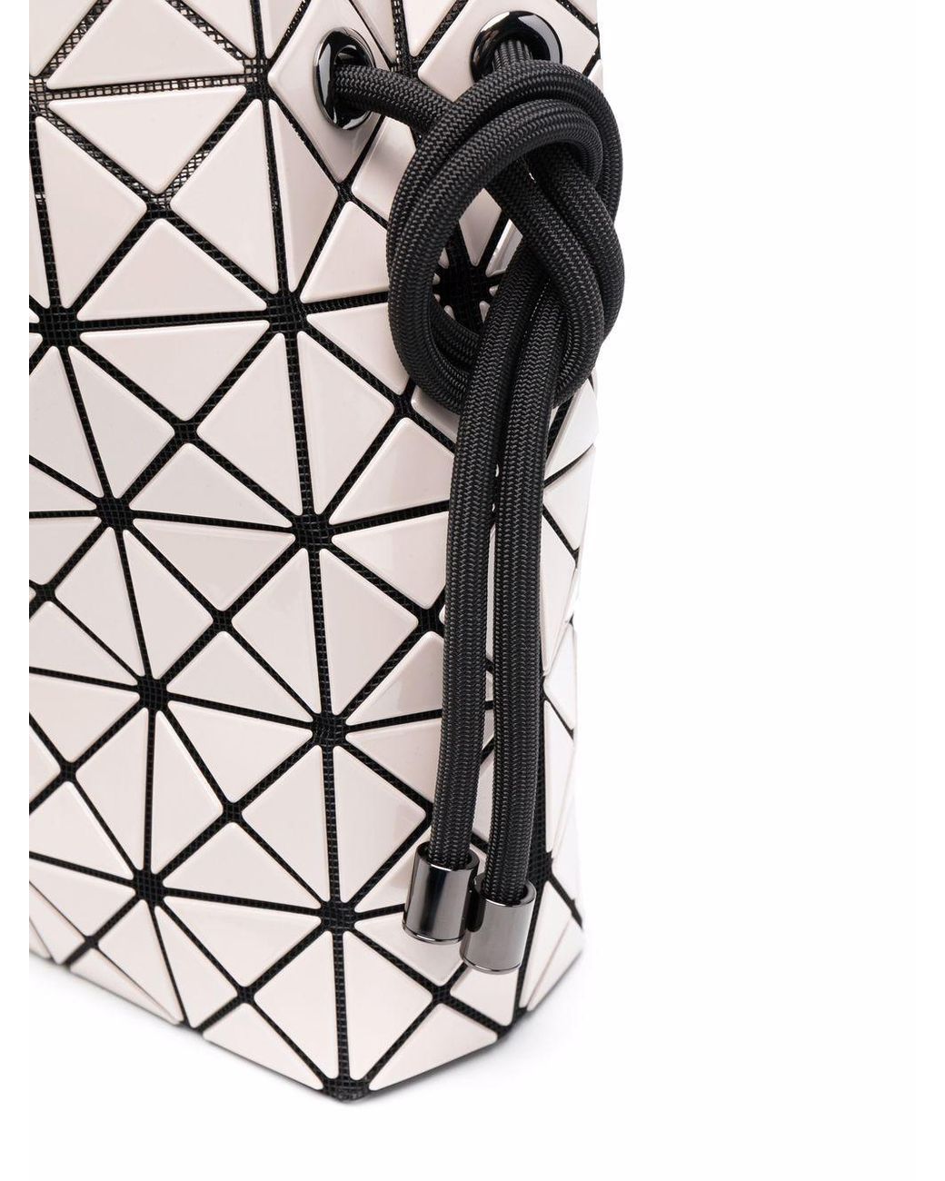 Issey Miyake Gray Drawstring Shoulder Bag