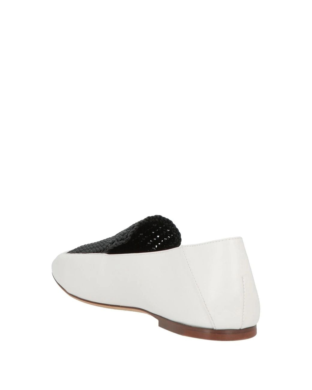 Chloé White Leather Loafers