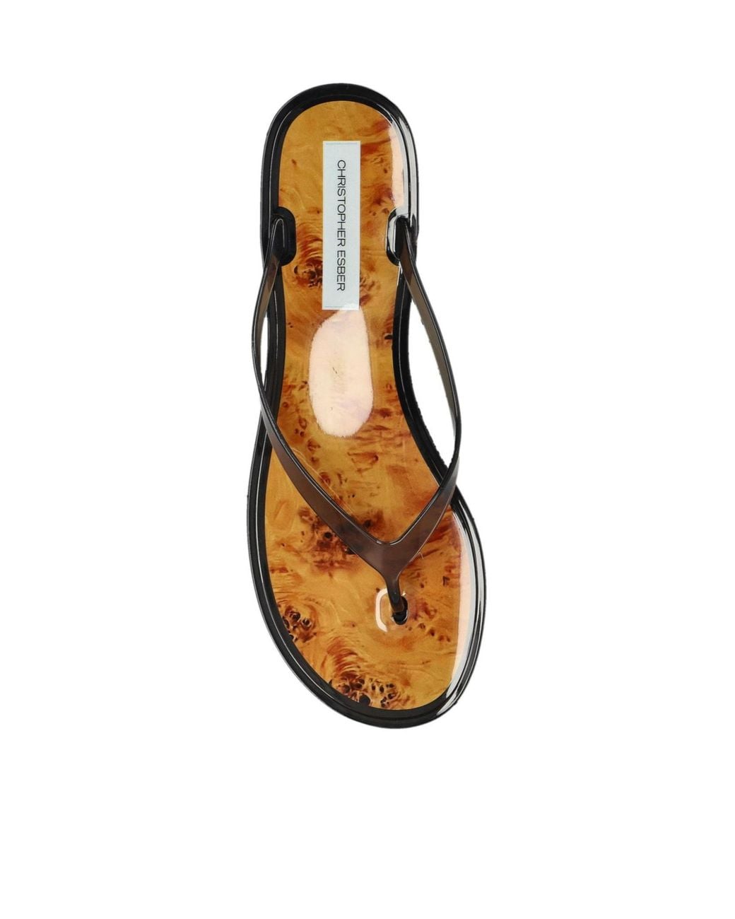 Christopher Esber White Jo Rubber Flip-Flops