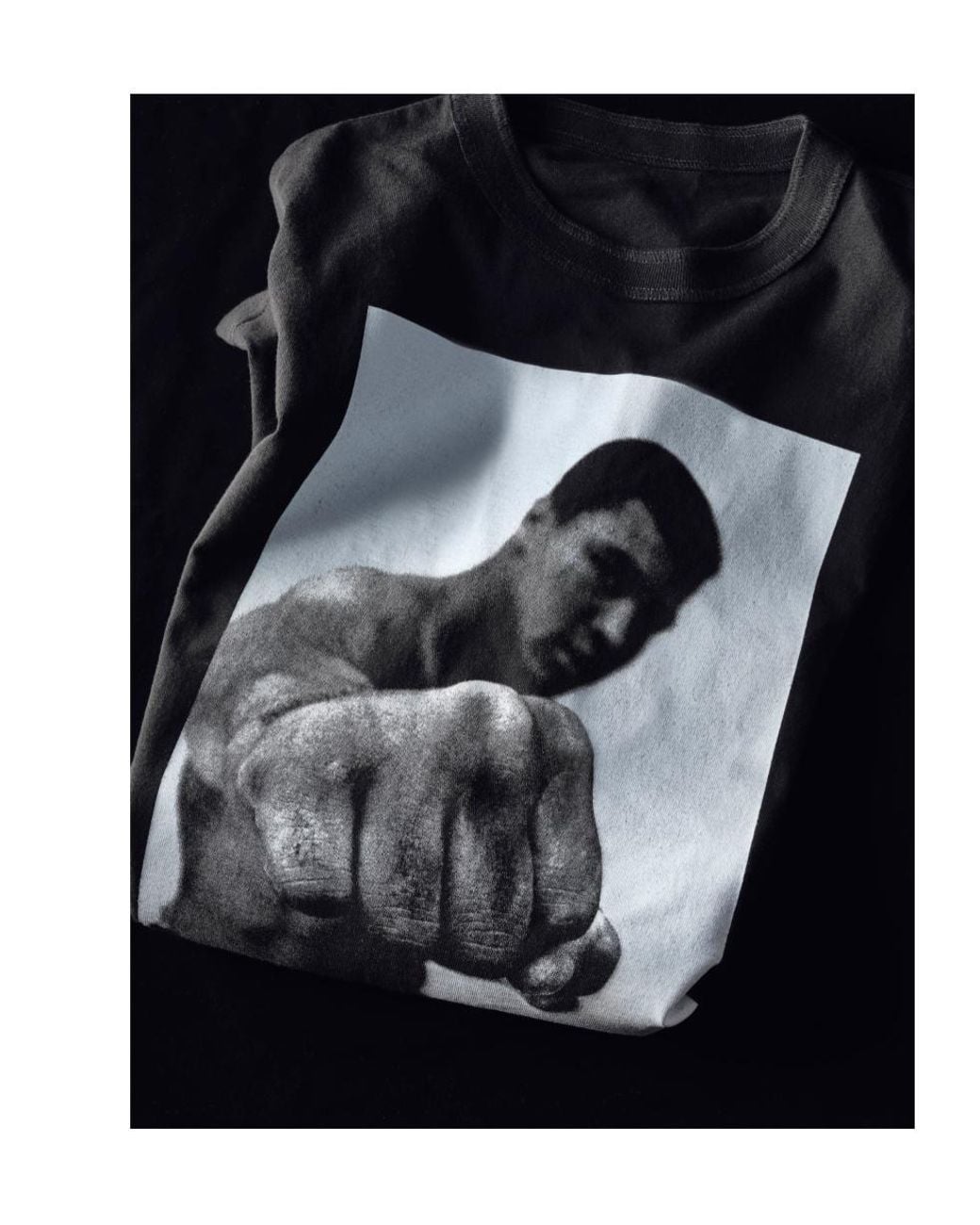 Sacai Black Graphic-Print Crewneck T-Shirt for men
