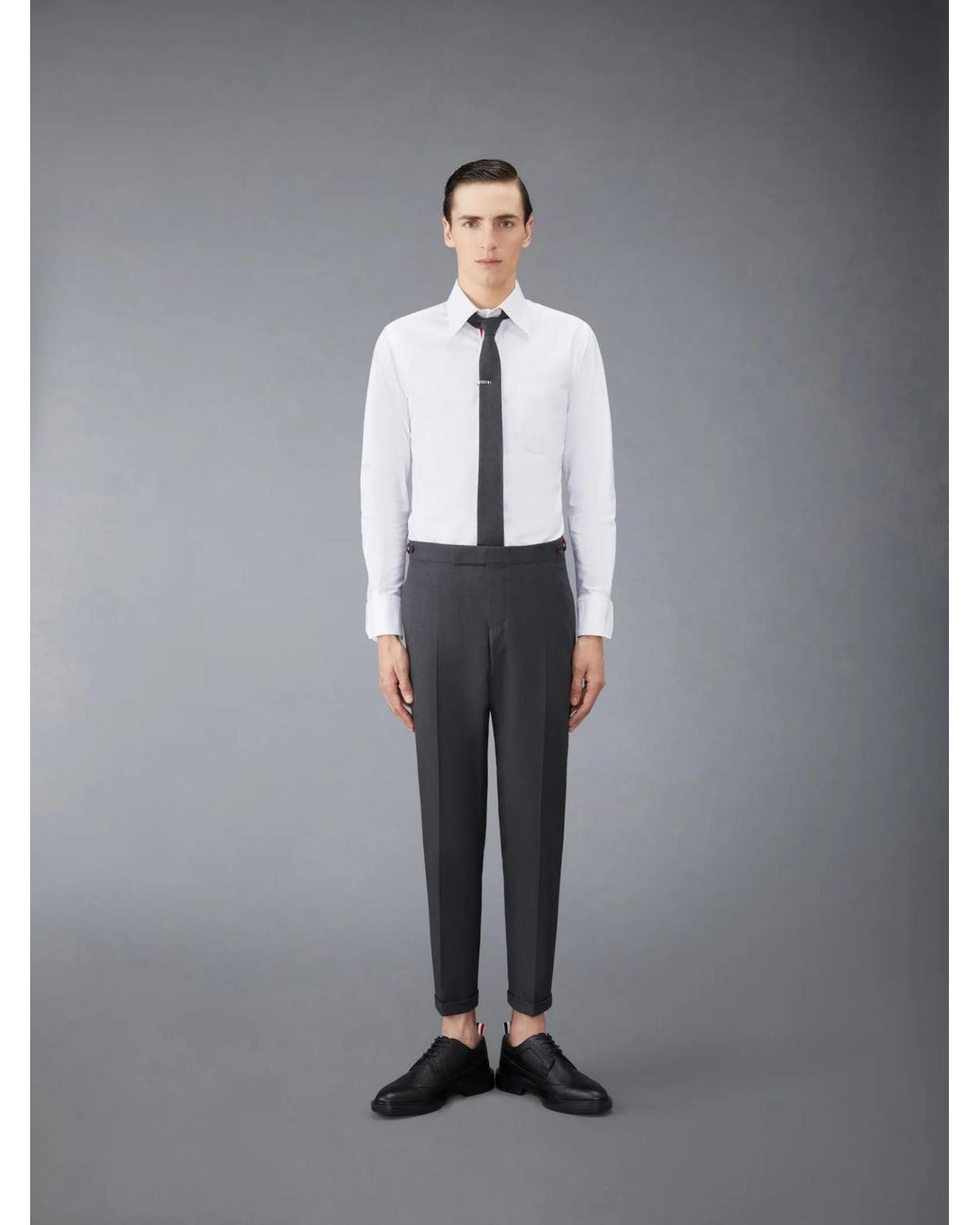 Thom Browne White Oxford Shirt for men