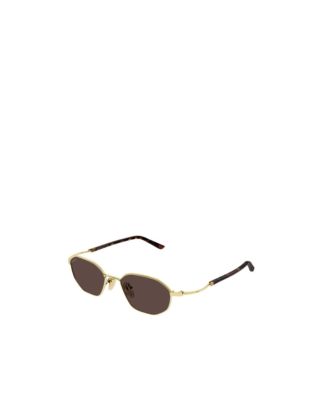 Gucci Brown Geometric-Frame Sunglasses for men