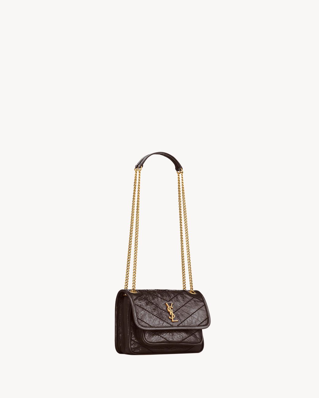 Saint Laurent White Niki Mini Shoulder Bag