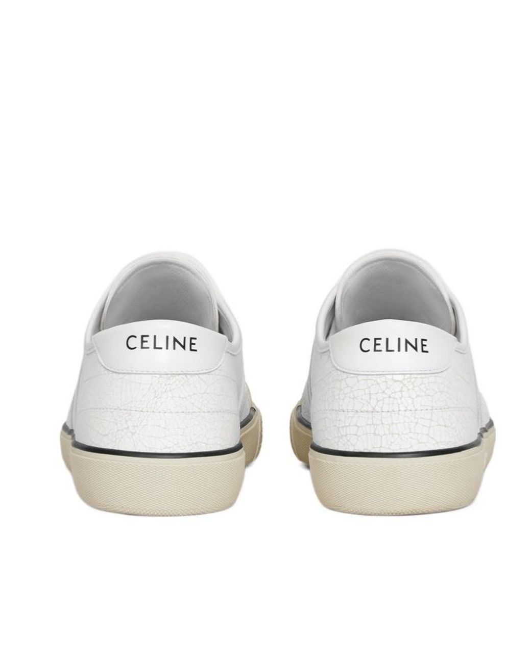 Celine Alan As-01 Low Lace-Up Sneaker in White for Men | Lyst