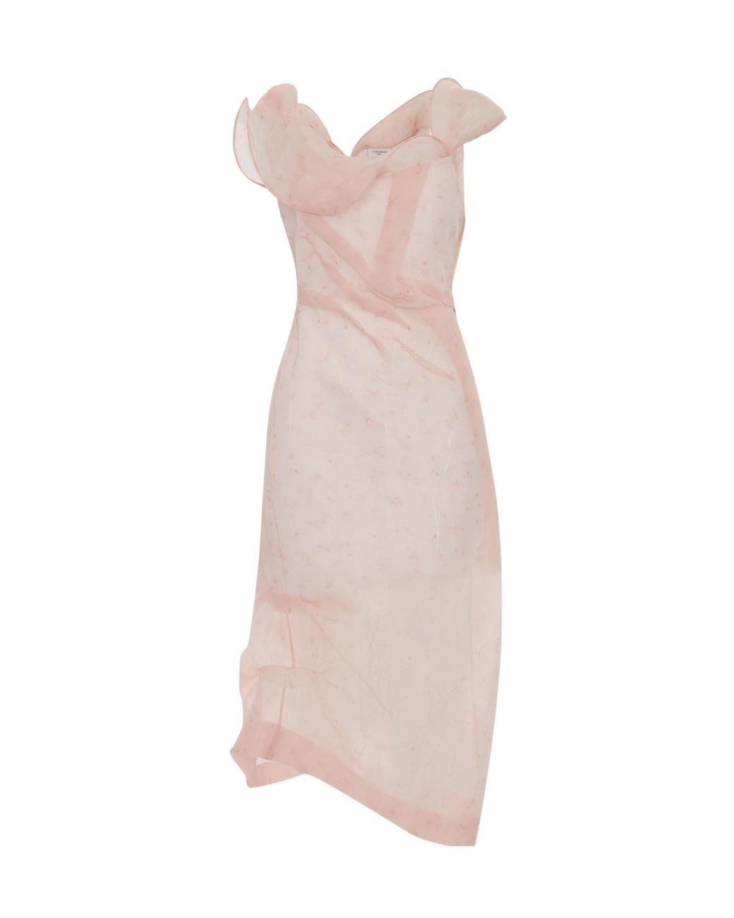 Victoria Beckham Pink Sleeveless Dress