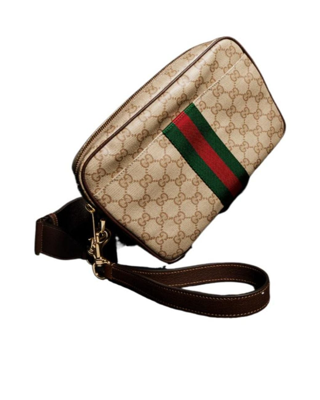 Gucci Multicolor Web Detailed Small Crossbody Bag for men