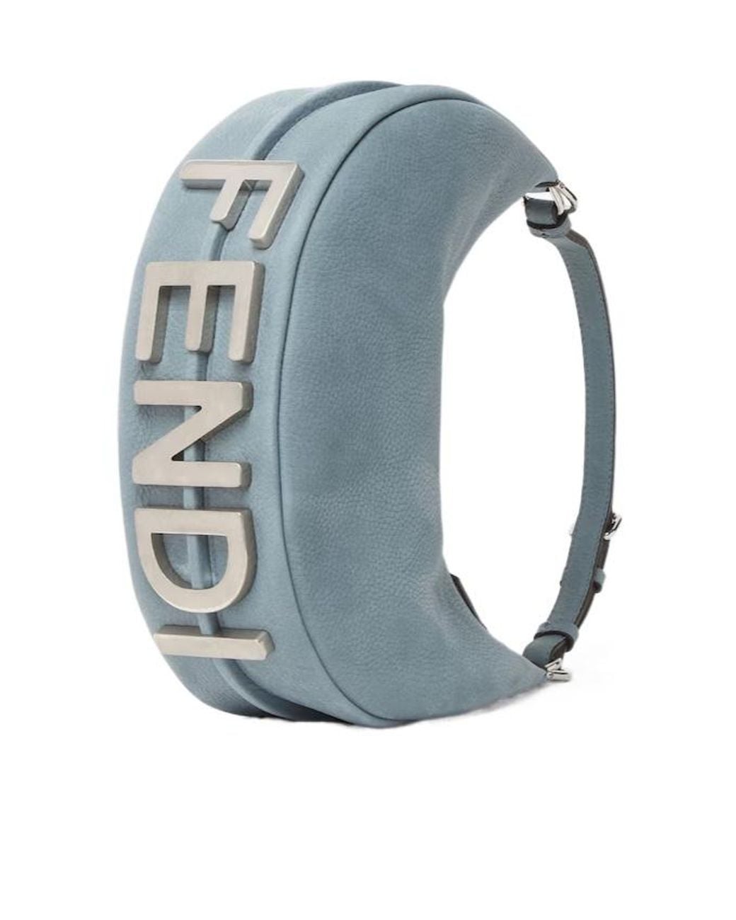 Fendi Blue Graphy Small Tote Bag