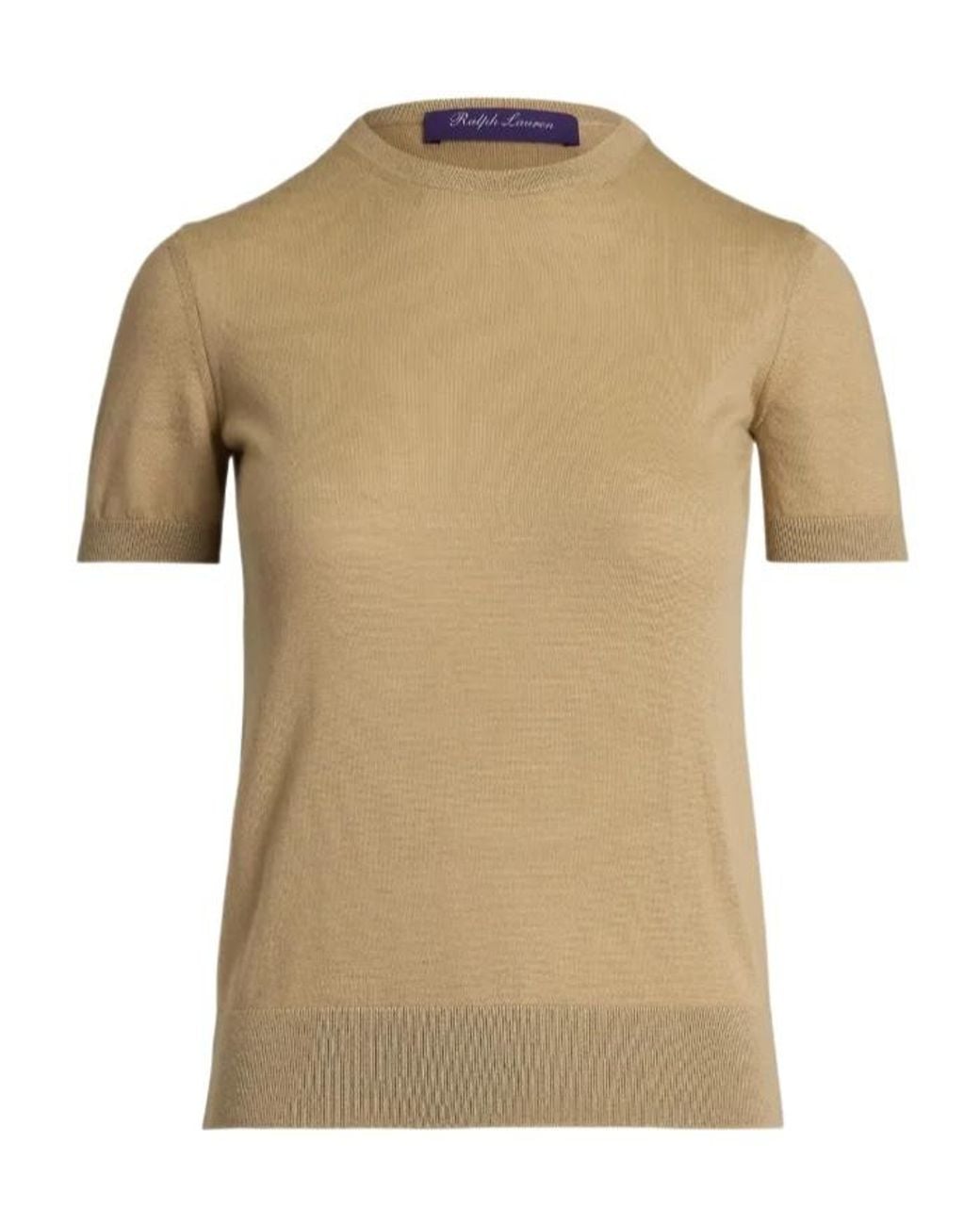 Ralph Lauren Natural Cashmere T-Shirt