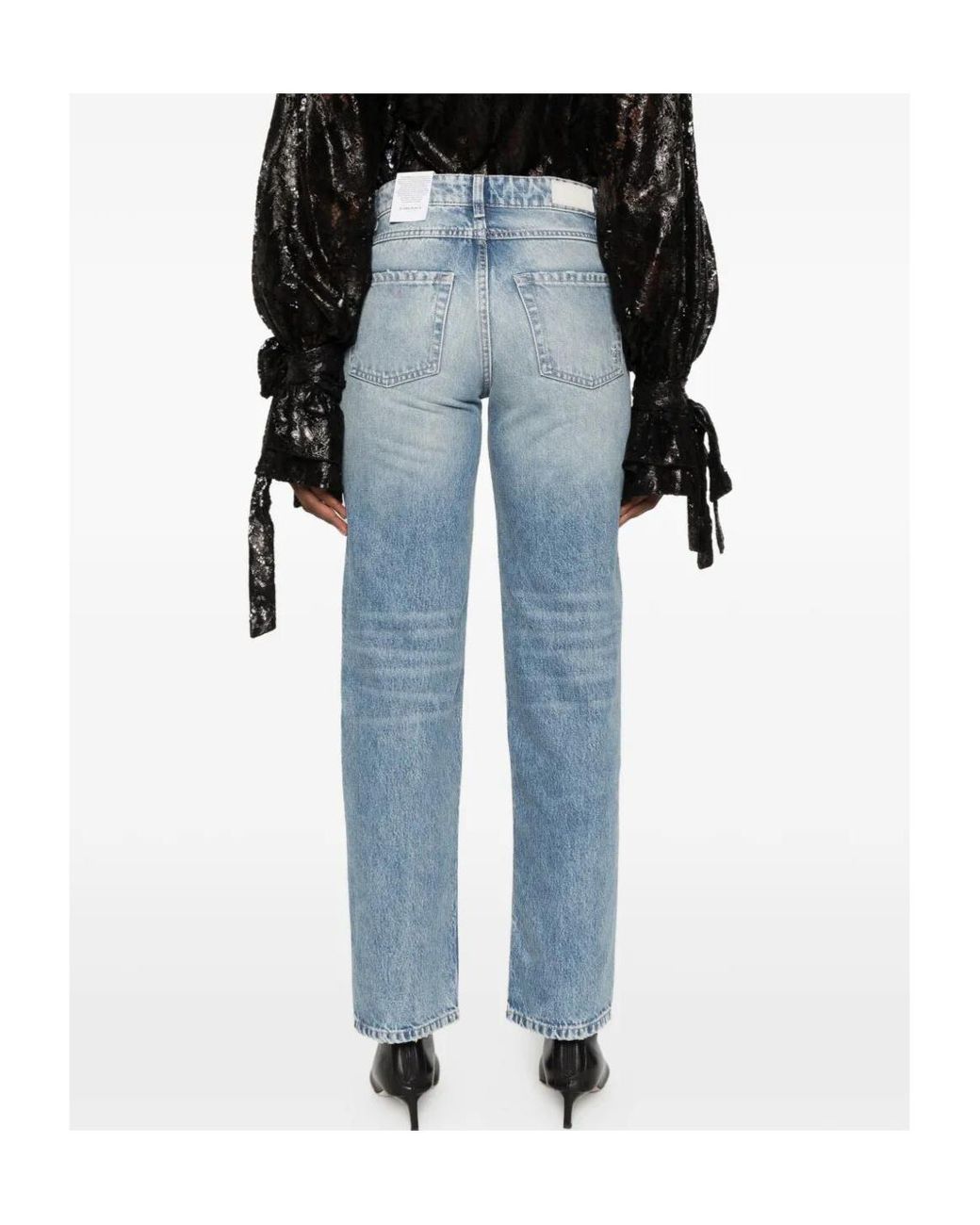 ICON DENIM Blue Didy Straight-Leg Jeans