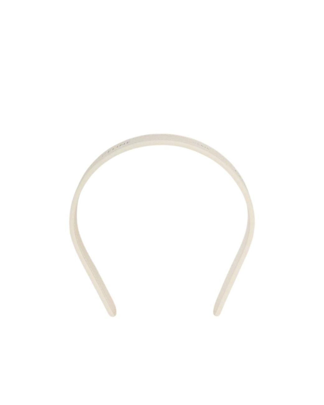 Céline White Paris Thin Headband