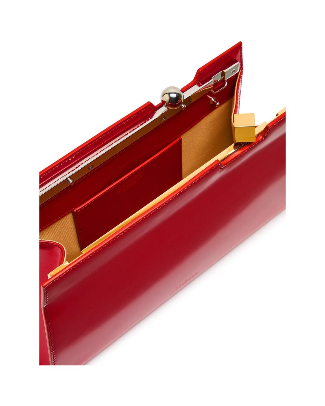 Jacquemus Red Smooth Leather Shoulder Bag