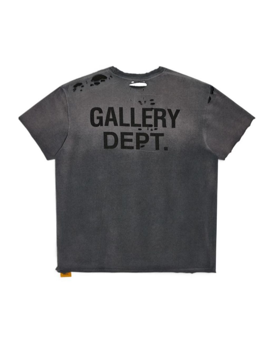 GALLERY DEPT. Gray Crew Neck T-Shirt for men
