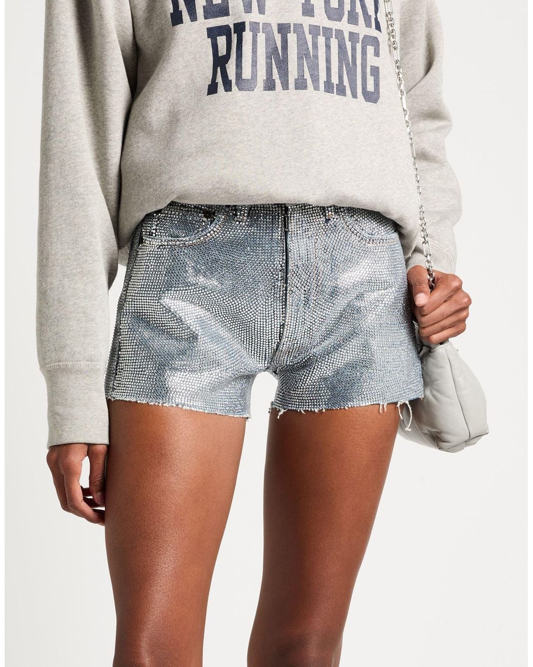 Maison Margiela Gray Denim Shorts