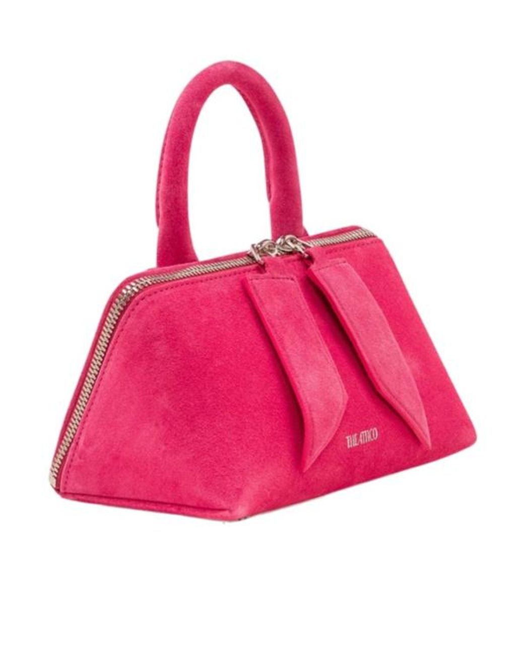 The Attico Pink The Friday Mini Tote Bag