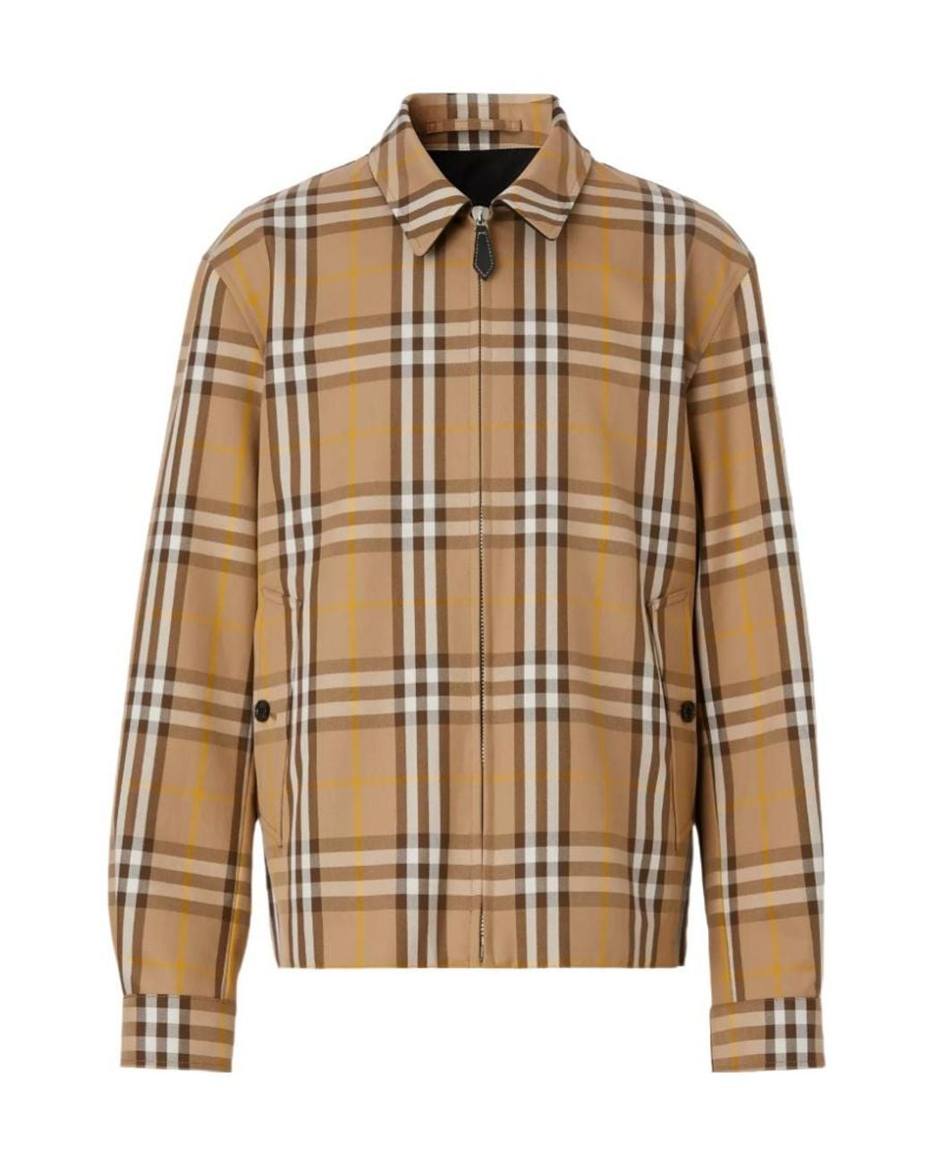 Burberry Brown Reversible Zip-Up Jacket for men