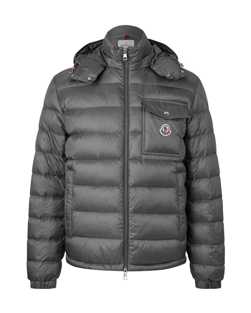 Moncler Gray Simple Down Jacket for men