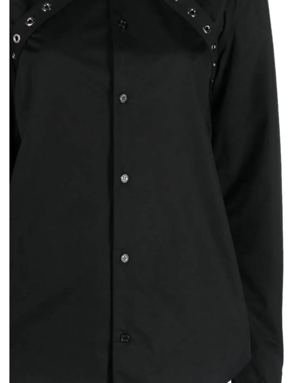 Off-White c/o Virgil Abloh Black Buttoned Long-Sleeved Shirt