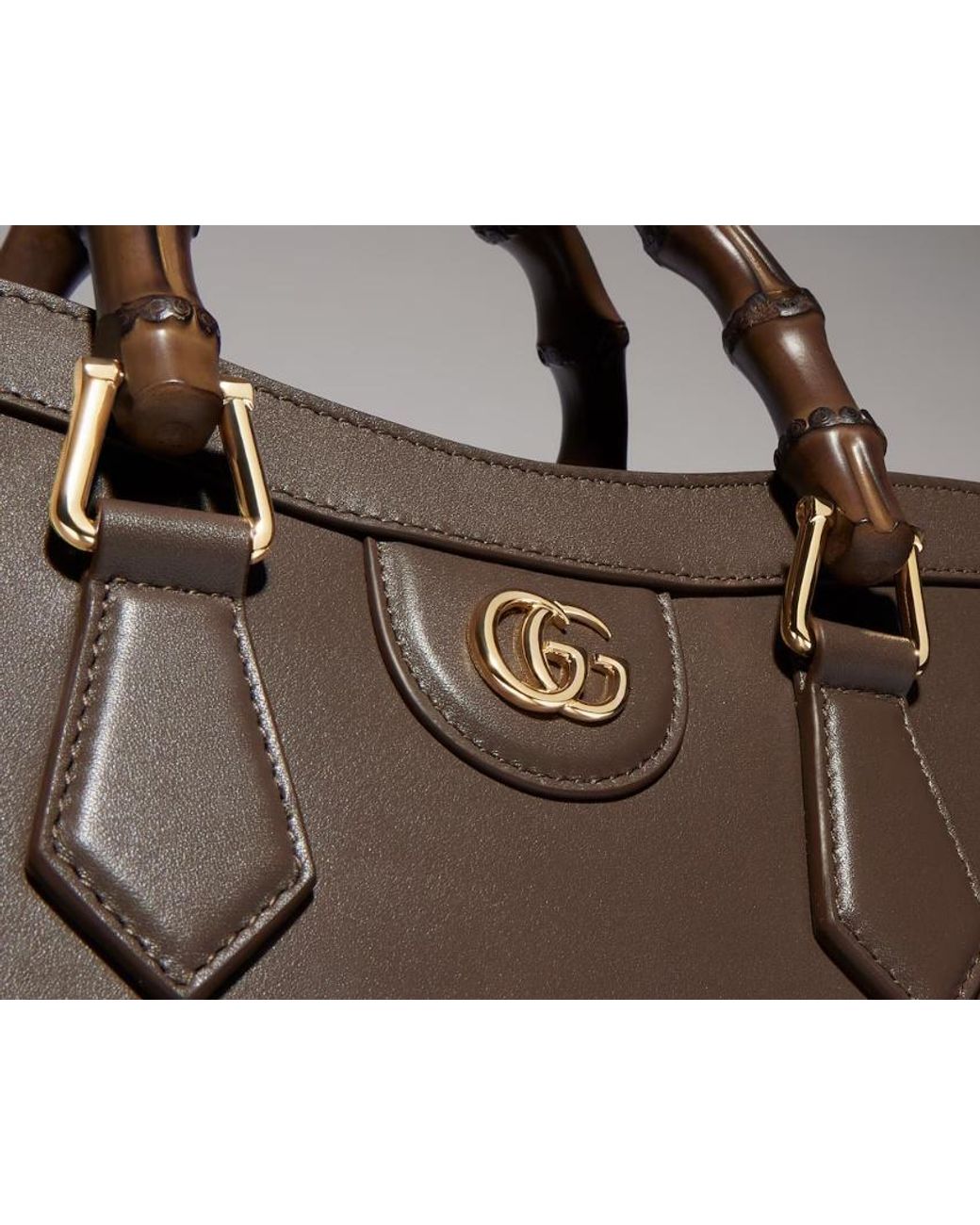 Gucci Brown Diana Medium Tote Bag